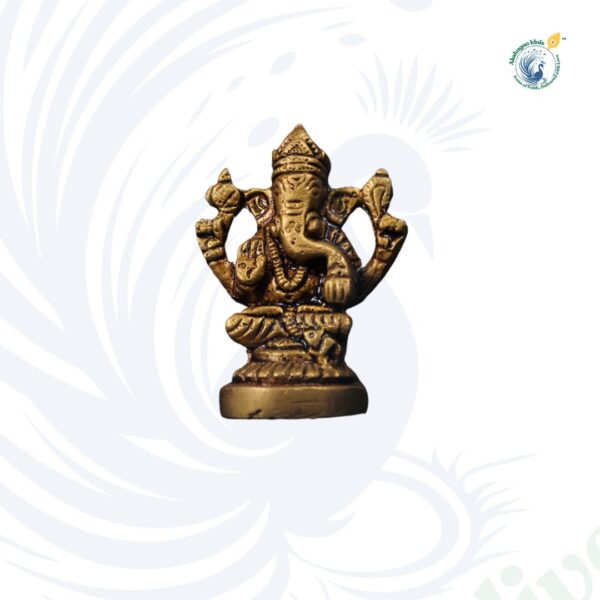 Brass Lord Ganesha Mini Idol