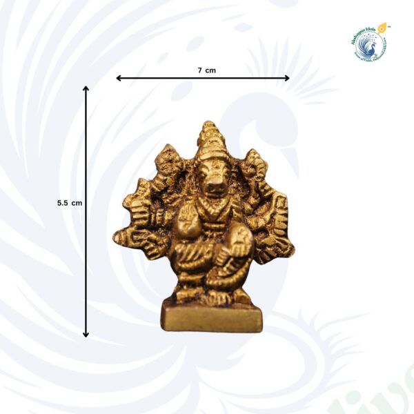 Varahi Amman Brass Idol – A Divine Protector and Prosperity Bestower - Image 3