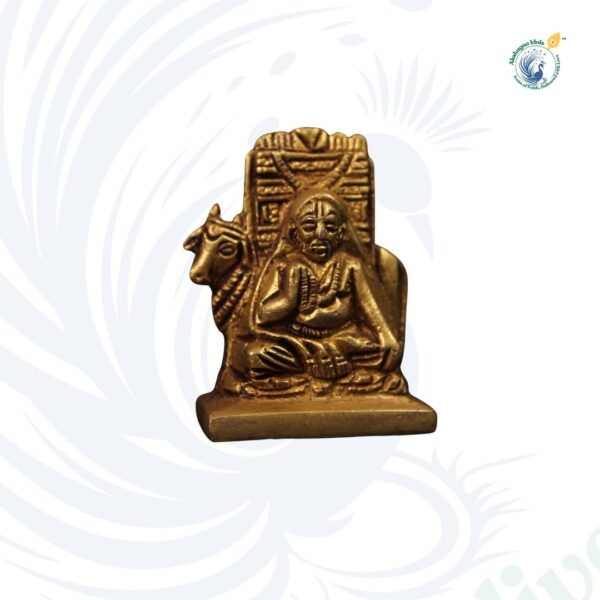 Divine Brass Sri Raghavendra Swamy Idol – Handcrafted Spiritual Statue