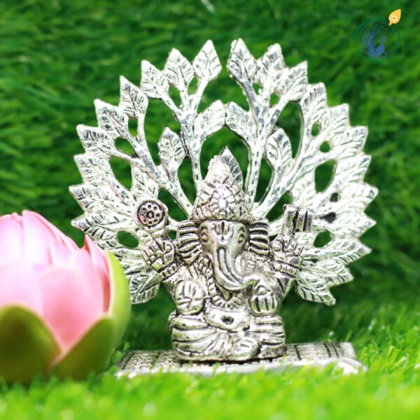 Premium German Silver Ganesha Idol