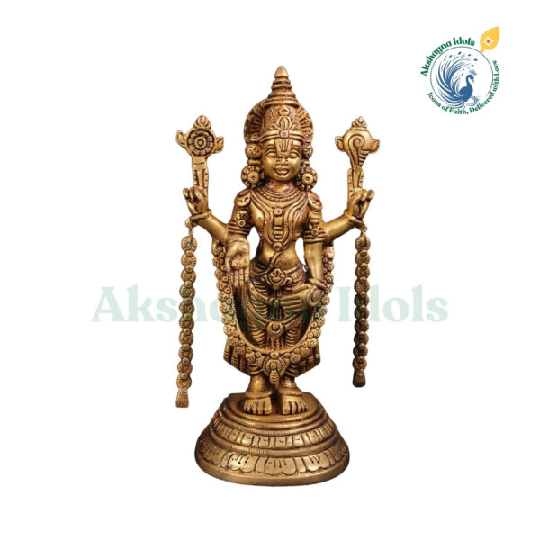 Brass Tirupati Balaji Idol – Symbol of Wealth, Devotion & Spiritual Blessings