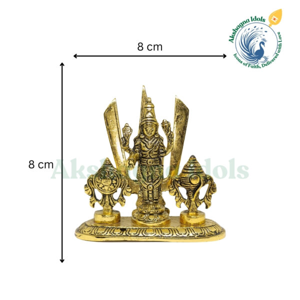 Premium Brass Tirupati Balaji big Idol – Ideal for Pooja and Festivals - Image 3