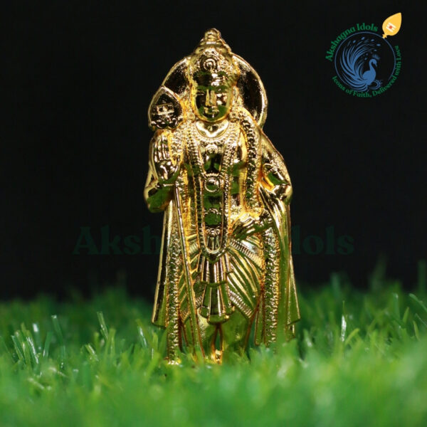 Lord Murugan Gold-Plated Idol – Symbol of Divine Protection and Wisdom - Image 2