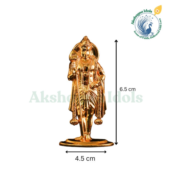 Lord Murugan Gold-Plated Idol – Symbol of Divine Protection and Wisdom - Image 3