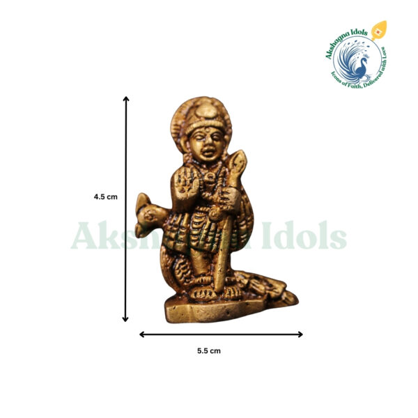 Divine Brass Lord Murugan Idol – Exquisite Handcrafted Sculpture - Image 2