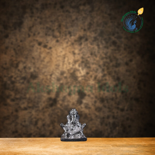 Handcrafted White Metal Lord Ganesha Idol | Ganpati Statue for Wisdom & Prosperity | Perfect for Home, Office, Temple & Gift Decor - Image 2