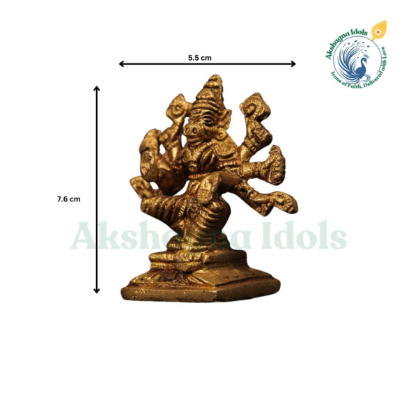 Brass Goddess Varahi Idol – Divine Protector and Bestower of Strength - Image 2