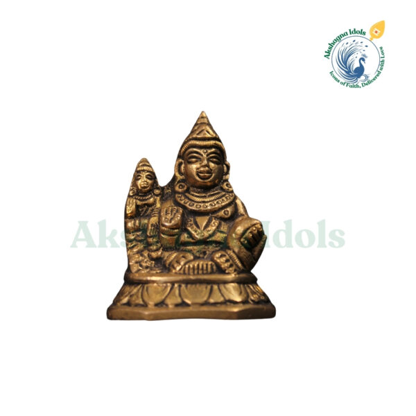 Brass Lord Kubera Idol – 5 cm | Symbol of Wealth & Prosperity