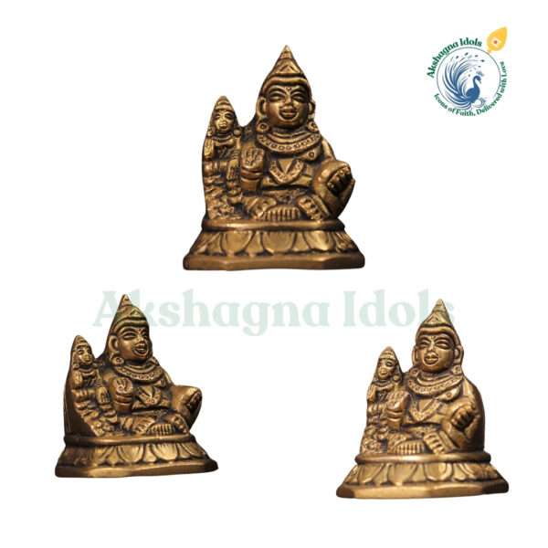 Brass Lord Kubera Idol – 5 cm | Symbol of Wealth & Prosperity - Image 3