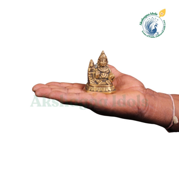 Brass Lord Kubera Idol – 5 cm | Symbol of Wealth & Prosperity - Image 4