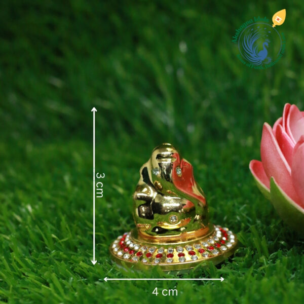 Gold-Plated Lord Ganesha Idol – A Symbol of Prosperity and Divine Blessings - Image 2