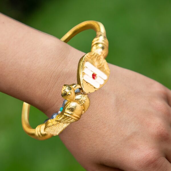 Vel Mayil Kappu Kada – Gold-Coated - Image 3